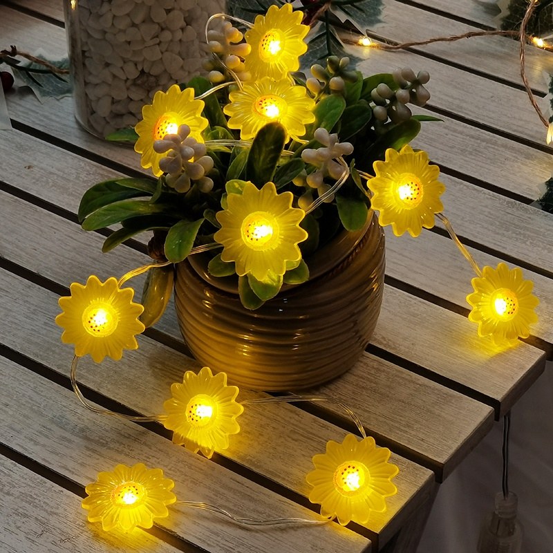 Wholesale LED String PVC Coated Wire Light Flower – YZ-10072