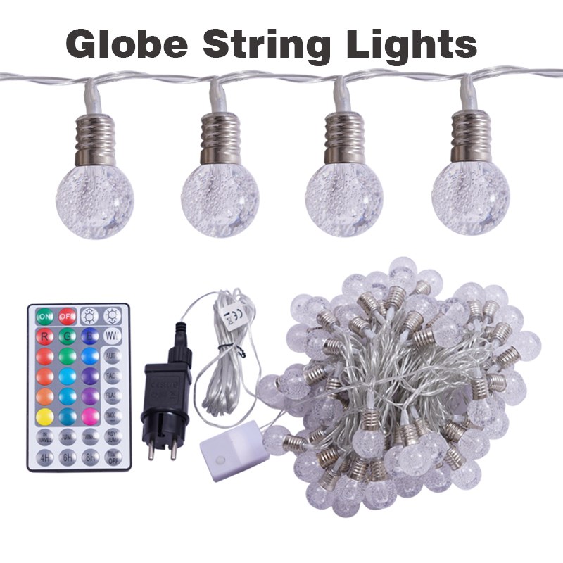 Wholesale Globe Fairy Lights 96 LED Crystal – YZ-10087