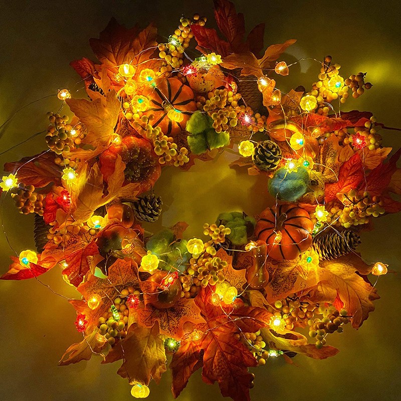 Wholesale LED Copper Wire String Light Pumpkin – YZ-20279