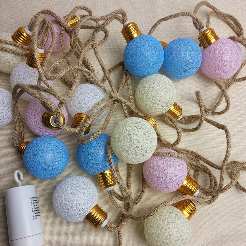 Wholesale LED String Light Cotton Ball 8 – YZ-20311