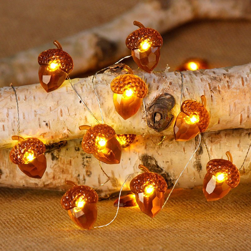 Wholesale LED Acorn Shaped Copper Wire String – YZ-20350