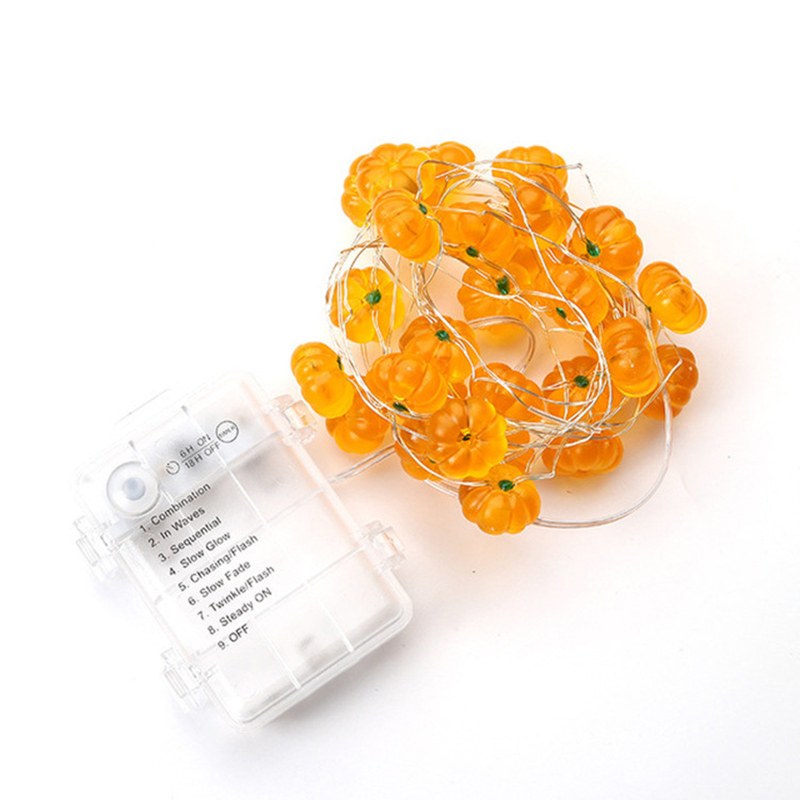 Wholesale LED Pumpkin Shaped Copper Wire String – YZ-20351