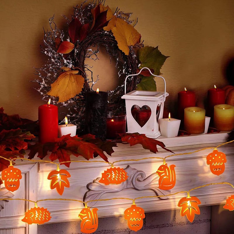 Wholesale Squirrel Hedgehog Acorn Tree Leaves – YZ-20369
