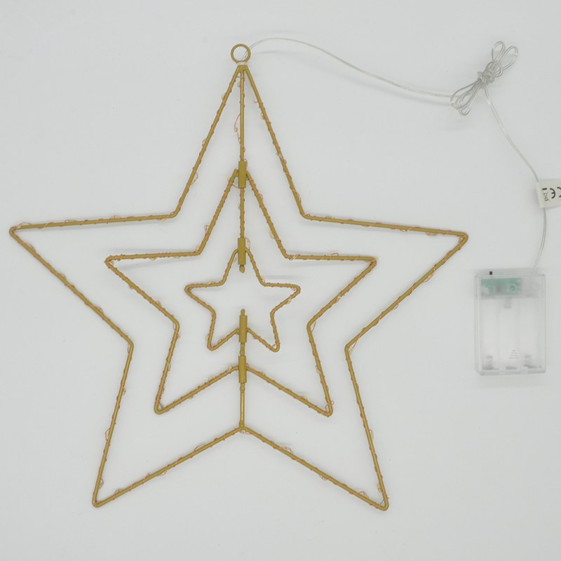 Wholesale LED Metal Star With Copper Wire – YZ-20398