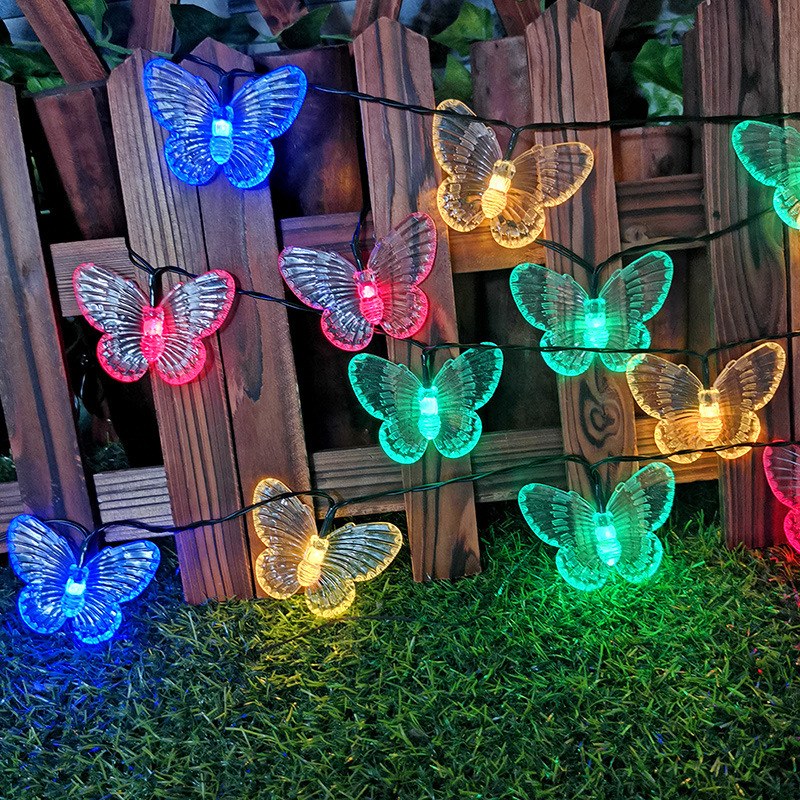 LED String Light Butterfly Solar – YZ-30020