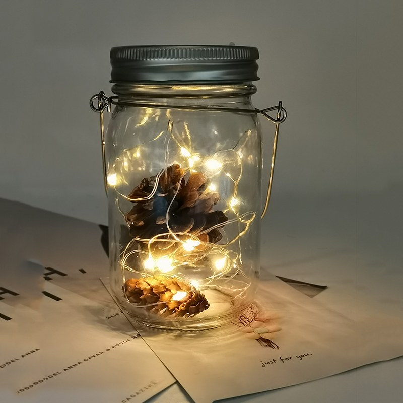 थोक LED Mason Glass Jar Copper Wire String – YZ-30065