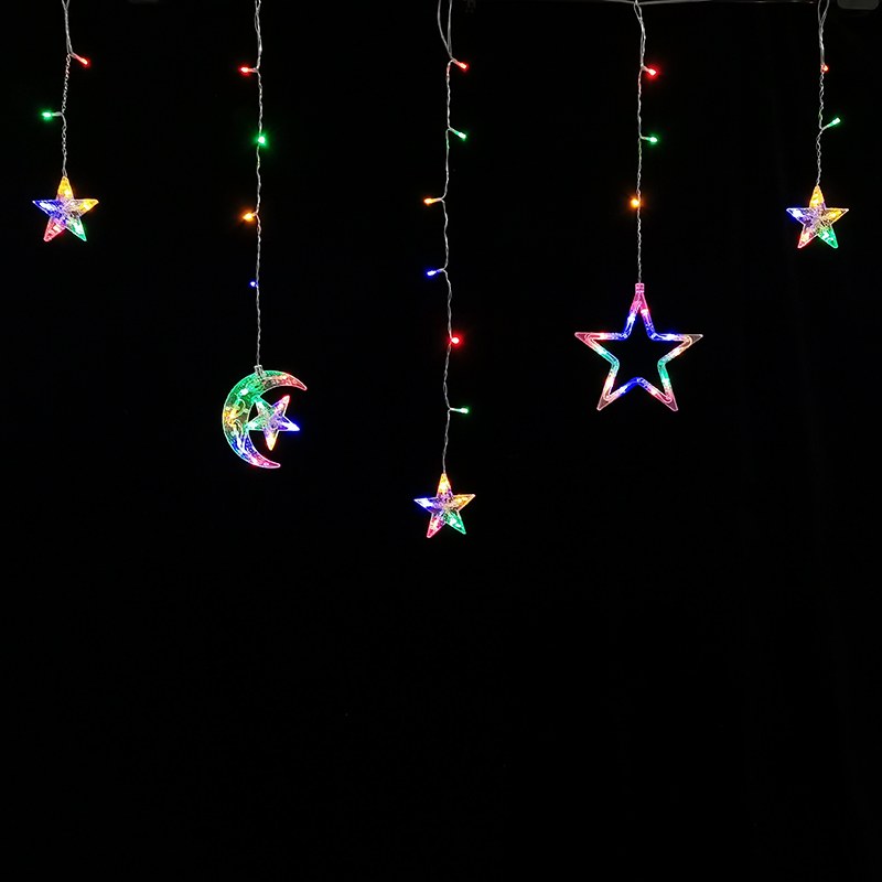 Wholesale LED Icicle Lights Star Moon Star – YZ-40023