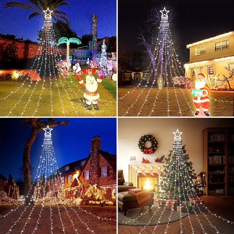 Wholesale LED Christmas Tree Waterfall Curtain – YZ-40056