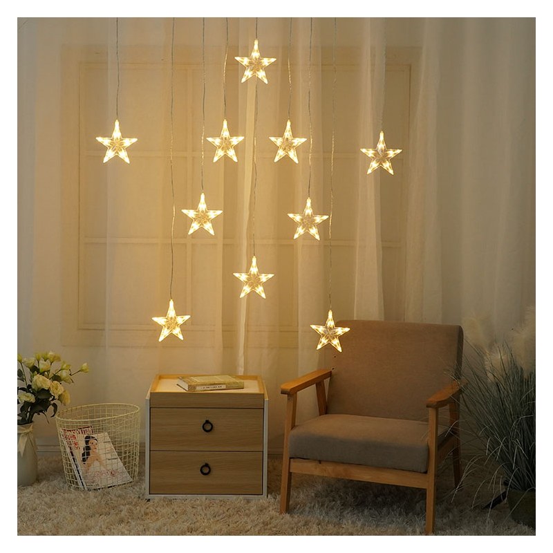 Wholesale LED Dscl St Ww 150LED Star Curtain – YZ-40071