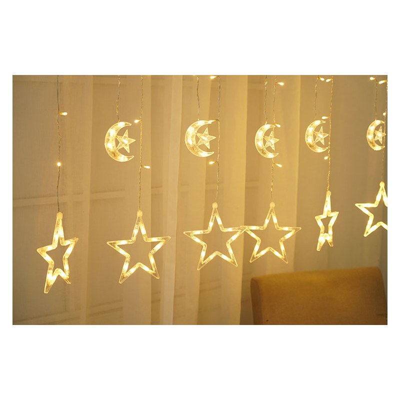 Wholesale LED Dcl St Ww 138LED Curtain Light Star – YZ-40073