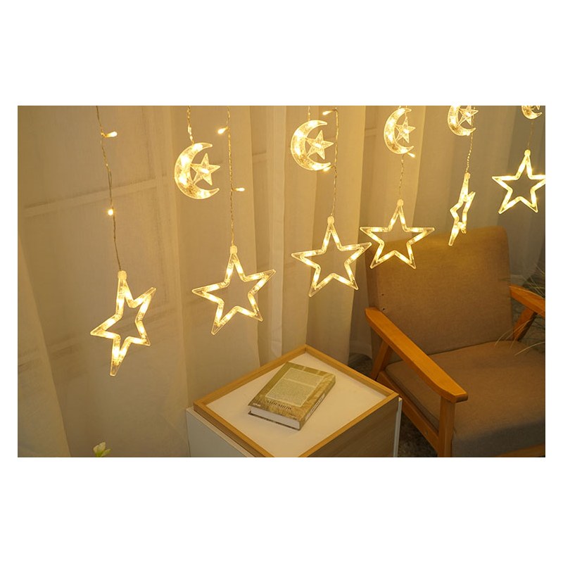 Wholesale LED Dcl St Ww 138LED Curtain Light Star – YZ-40073