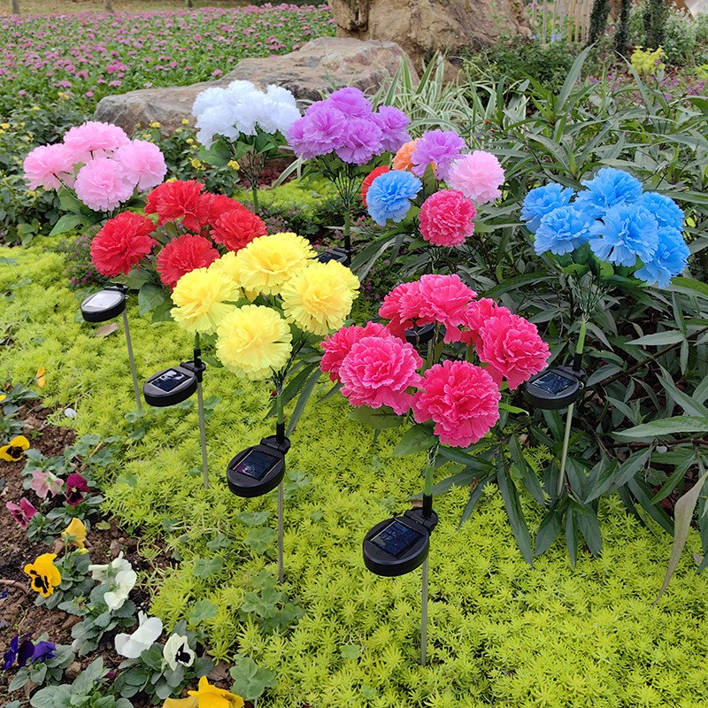 LED Solar Garden Light Carnation – YZ-50038