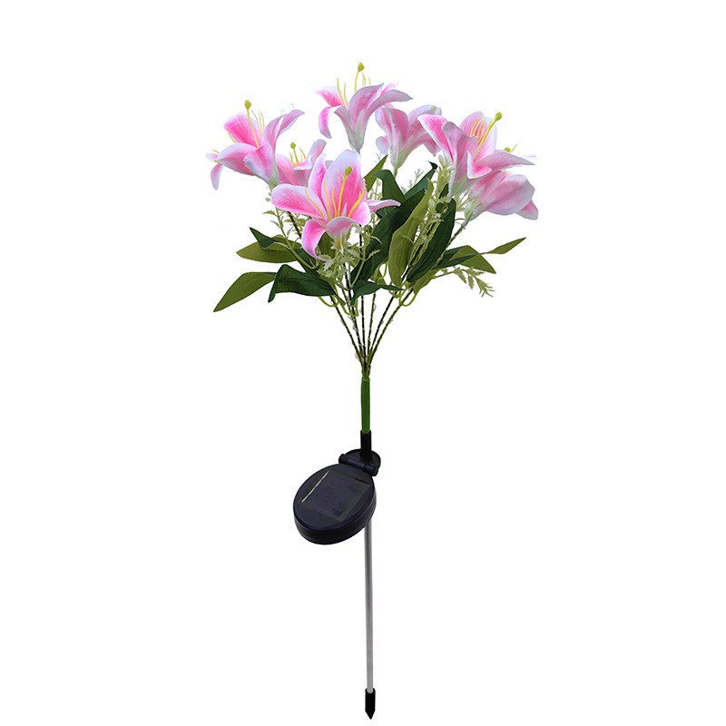 LED Solar Garden Light Lily Flower – YZ-50045