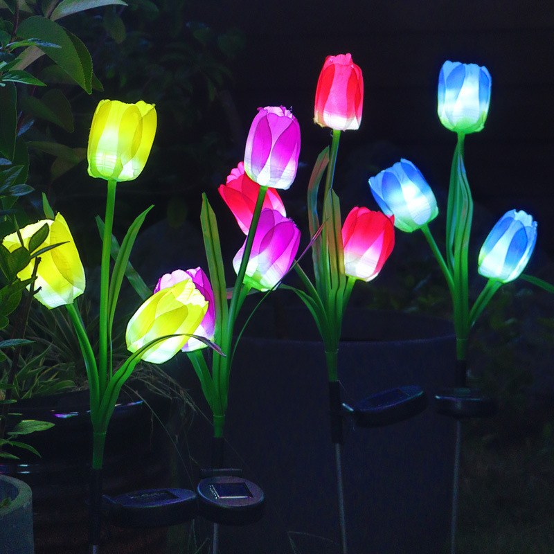 LED Solar Garden Light Tulip – YZ-50066