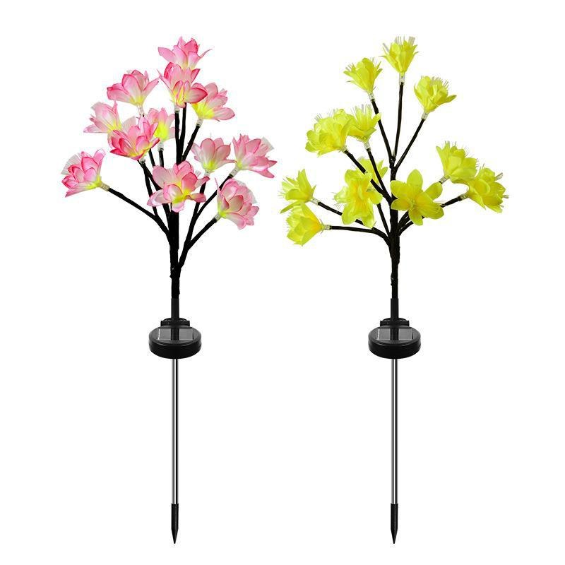 LED Solar Garden Light Camellia Flower – YZ-50068