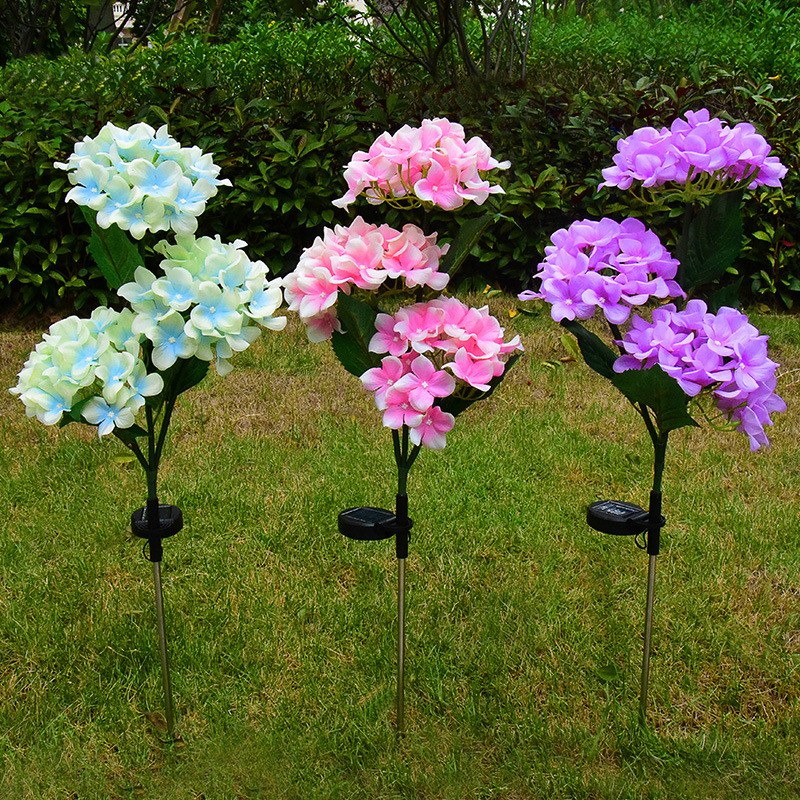 LED Solar Garden Light Hydrangea Flower – YZ-50069