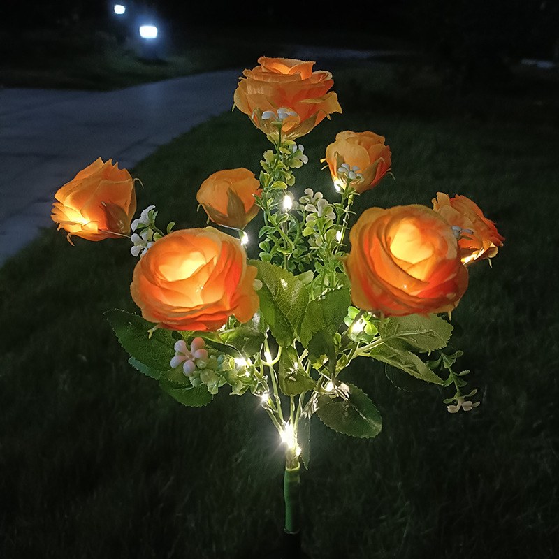LED Solar Garden Light Rose – YZ-50071