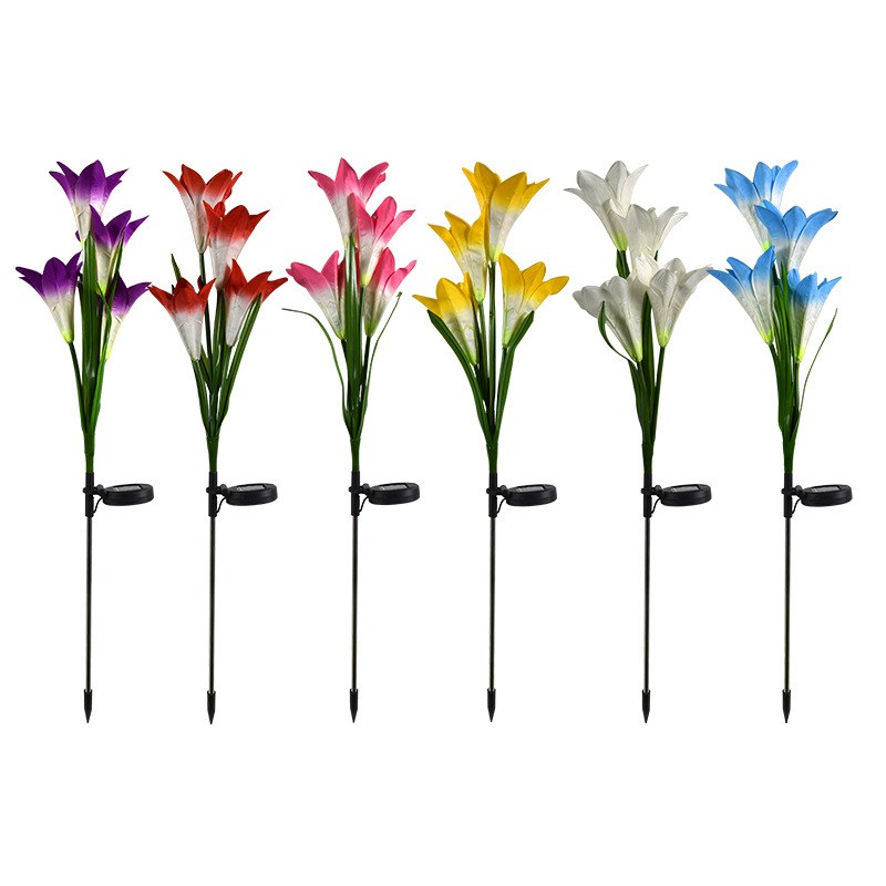 LED Solar Garden Light Lily Flower – YZ-50076