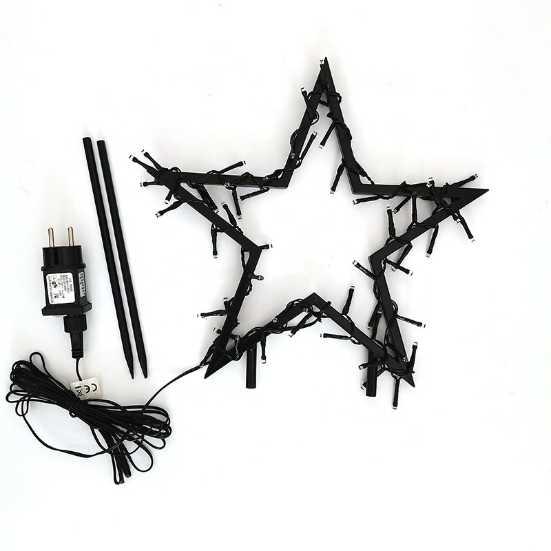 Wholesale Iron Metal Star Frame LED Garden Lights – YZ-50088