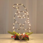 Wholesale LED Copper Wire Decoration Light Santa – YZ-10009