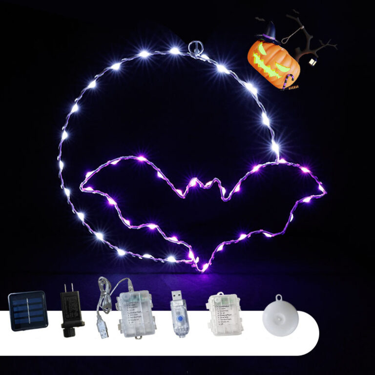 Wholesale LED Halloween PVC Pin Wire Lights On – YZ-60026