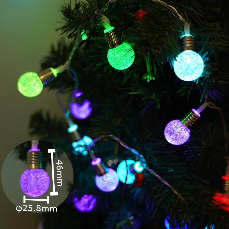 Светодиодная гирлянда RGB в форме шара