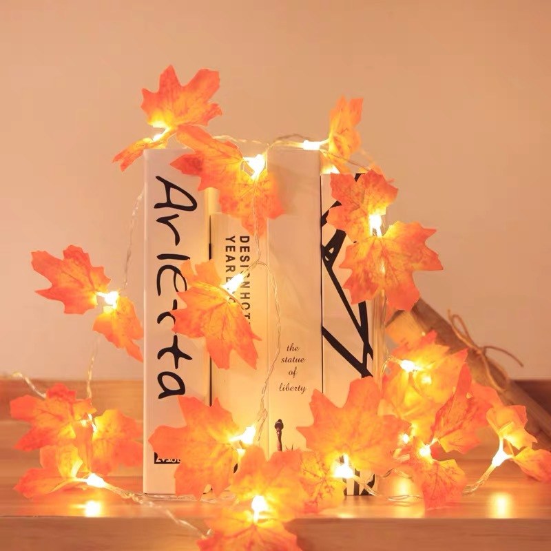 Wholesale Artificial Maple Leaf Shaped LED String – YZ-10048