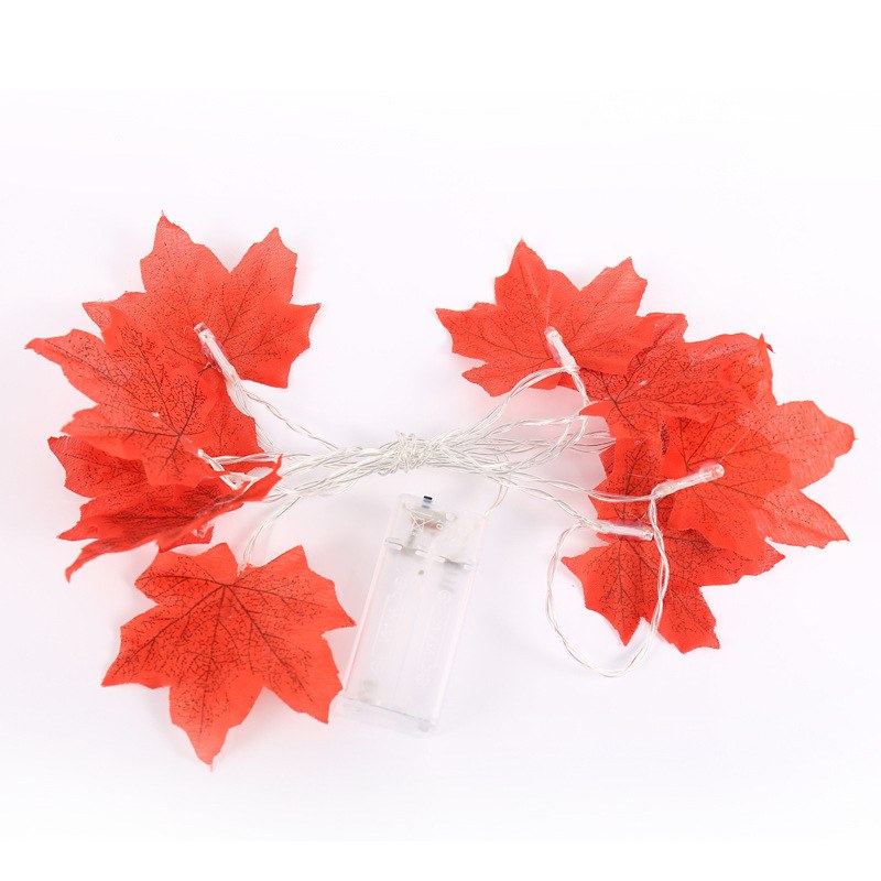 Wholesale Artificial Maple Leaf Shaped LED String – YZ-10048