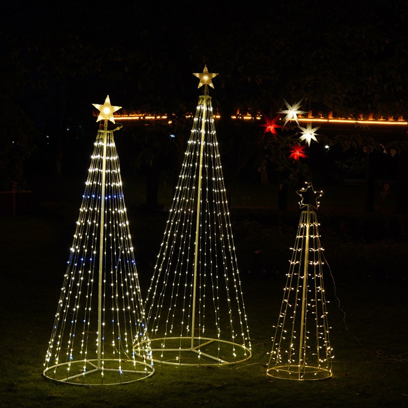 Wholesale LED Light Tree With Star Foldable – YZ-10085