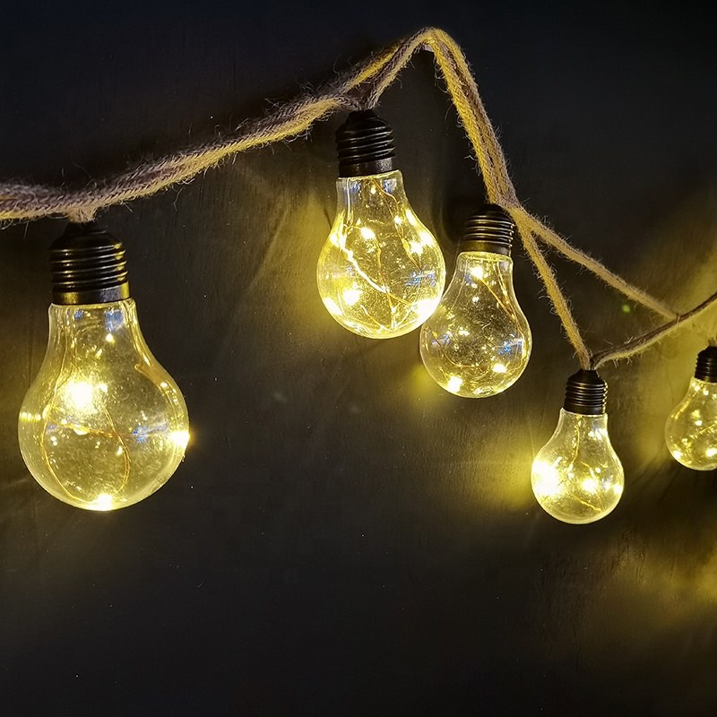 Wholesale A60 Bulb Hemp Rope LED String Lights – YZ-20355