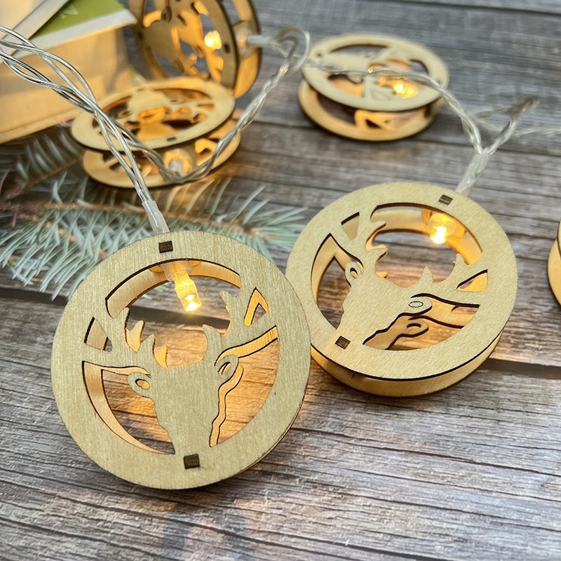 Wholesale LED Christmas String Lights Wooden – YZ-20391
