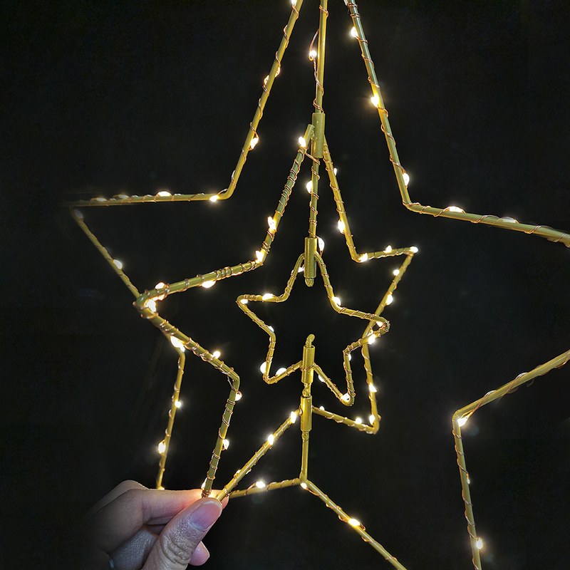 Wholesale LED Metal Star With Copper Wire – YZ-20398