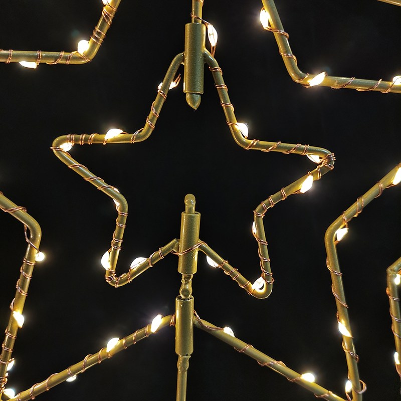 Wholesale LED Metal Star With Copper Wire – YZ-20398