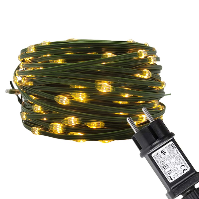 Wholesale LED Green PVC Copper Wire String Lights – YZ-20410
