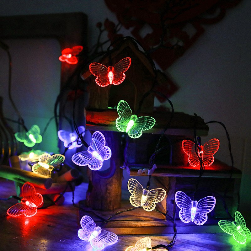 LED String Light Butterfly Solar – YZ-30020