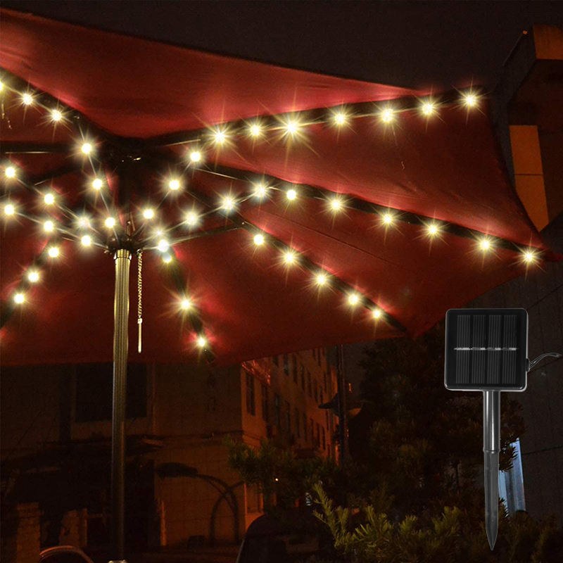 LED Umbrella Copper Wire Light Solar – YZ-30053