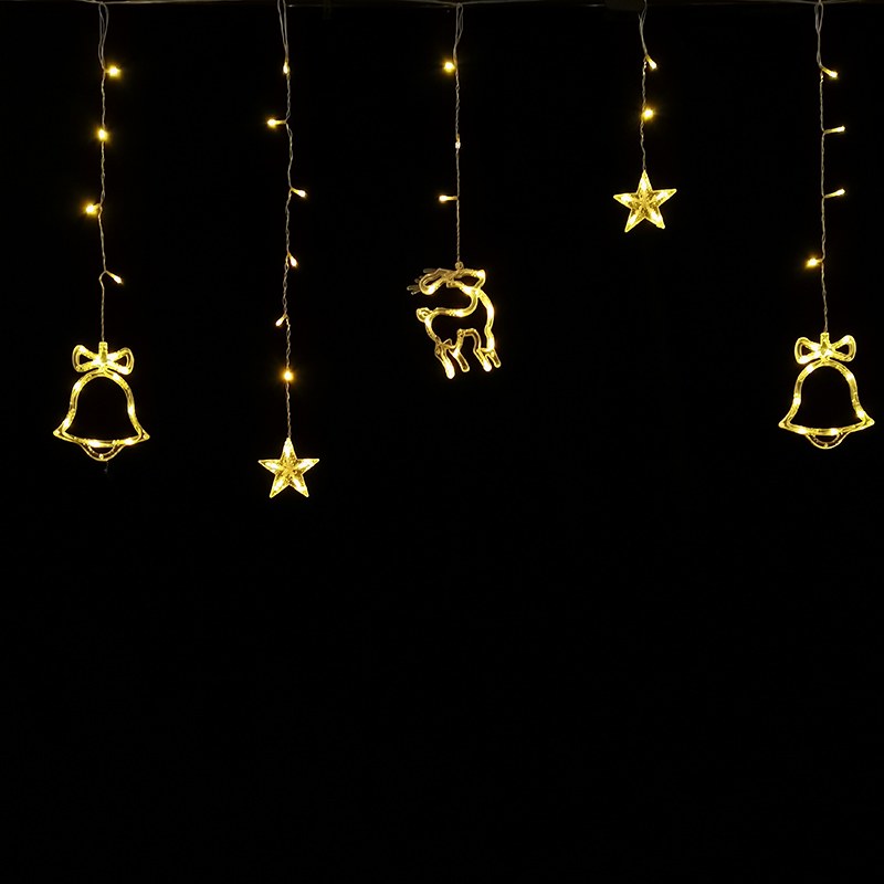 Wholesale LED Icicle Lights Bell Deer Star – YZ-40021