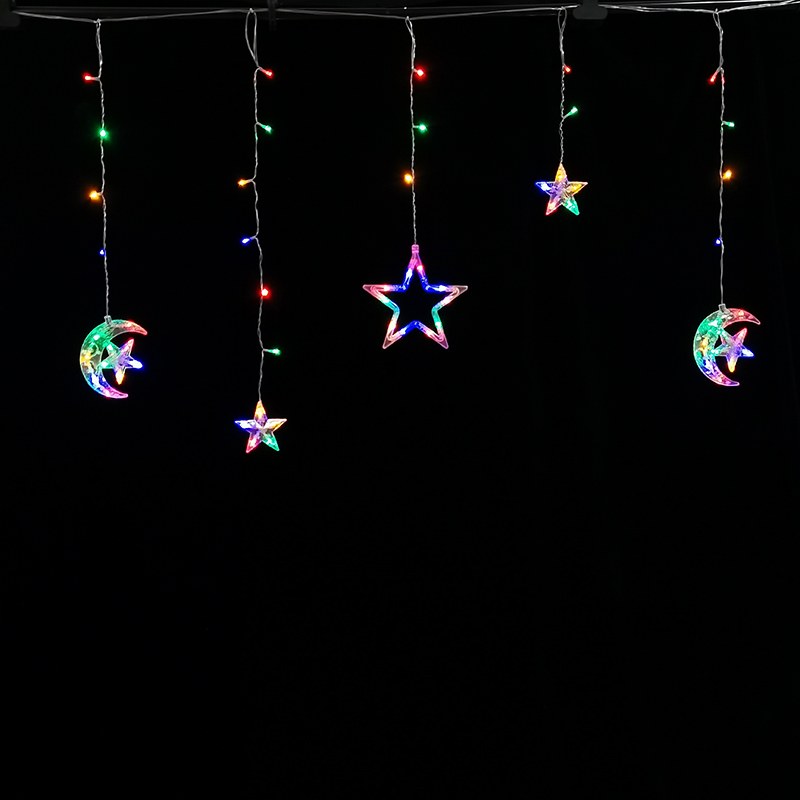 Wholesale LED Icicle Lights Star Moon Star – YZ-40023