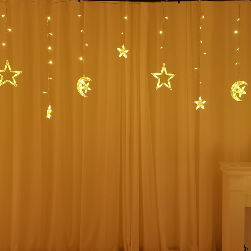 Wholesale LED Icicle Lights Star Moon Star – YZ-40024