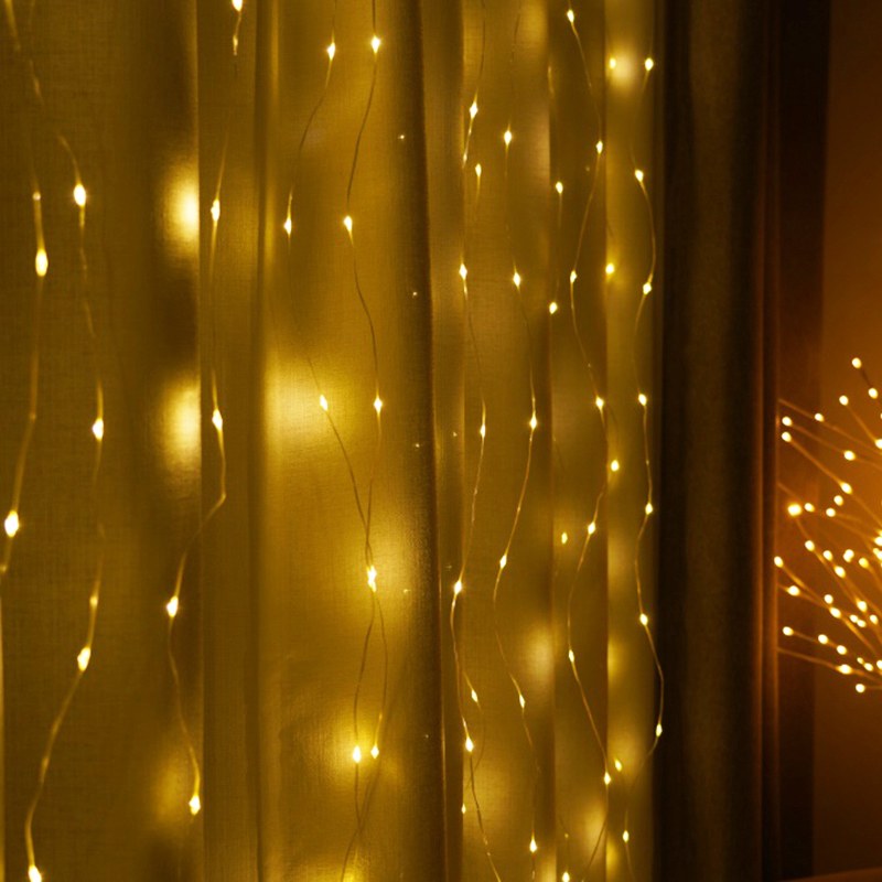 Wholesale LED Copper Wire Curtain Light Coated – YZ-40065