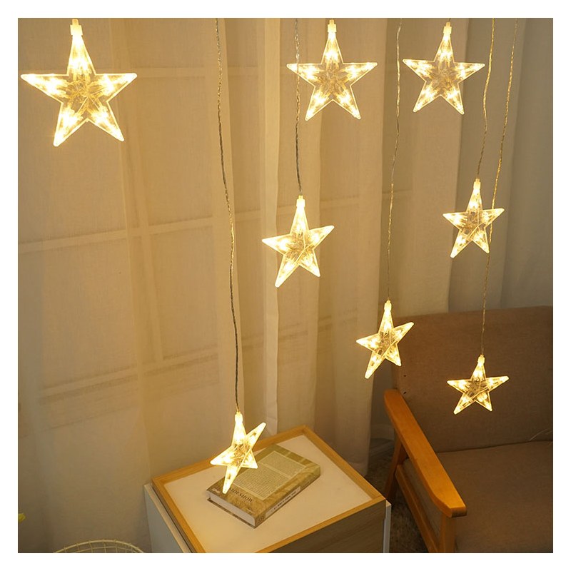 Wholesale LED Dscl St Ww 150LED Star Curtain – YZ-40071