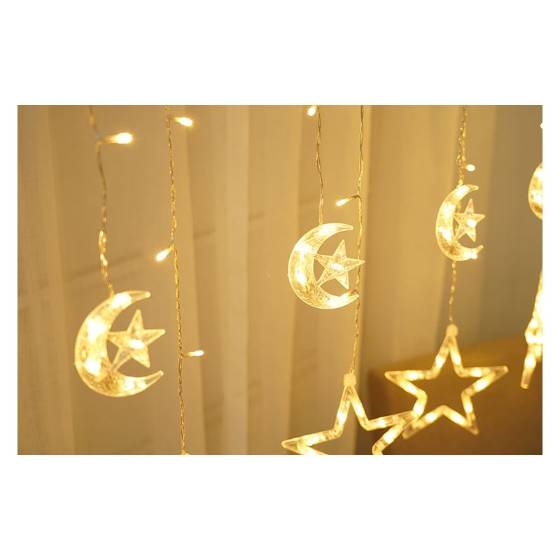 Wholesale LED Dcl St Ww 138LED Curtain Light Star – YZ-40073