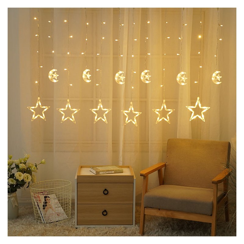 Wholesale LED Dcl St Ww 138LED Curtain Light Star – YZ-40073