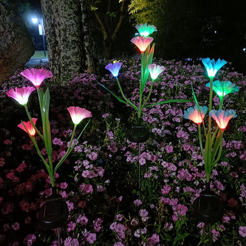 LED Solar Garden Light Morning Glory – YZ-50037