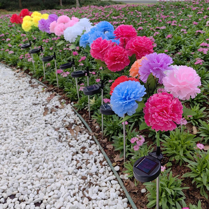 LED Solar Garden Light Carnation – YZ-50038