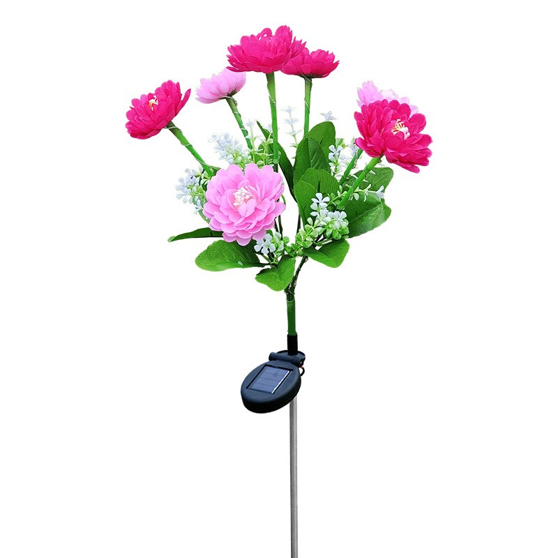 LED Solar Garden Light Snow Lotus Flowers – YZ-50042
