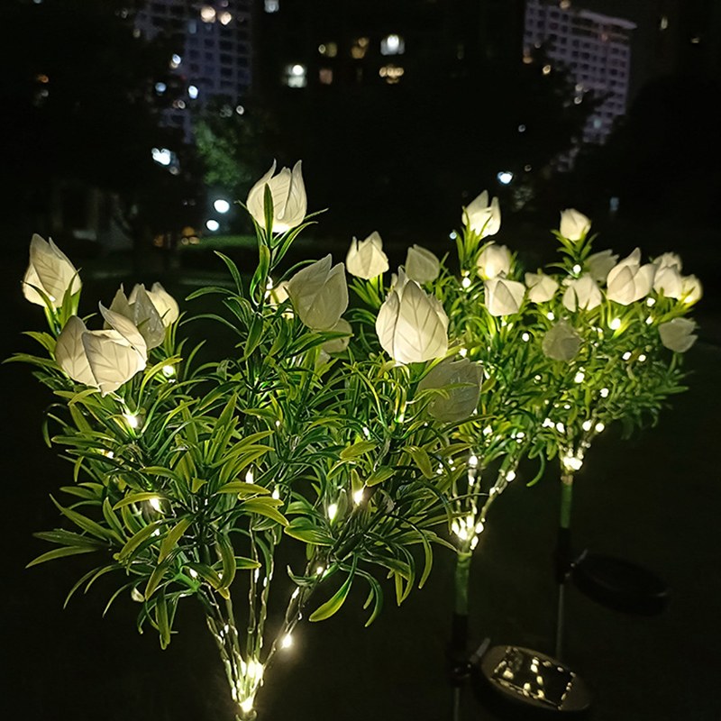 LED Solar Garden Light Gardenia Flowers – YZ-50043