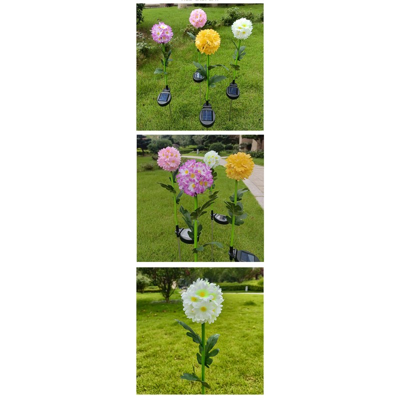 LED Solar Garden Light Ball Chrysanthemum – YZ-50044