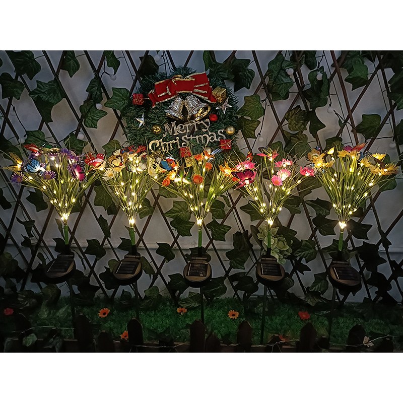 LED Solar Garden Light Butterfly Daisy – YZ-50047