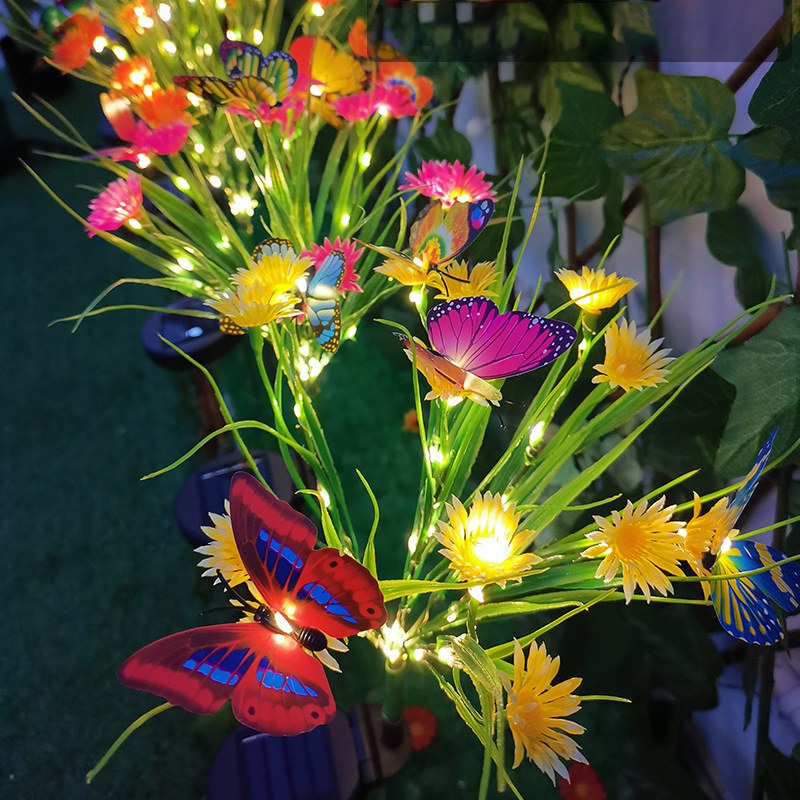 LED Solar Garden Light Butterfly Daisy – YZ-50047
